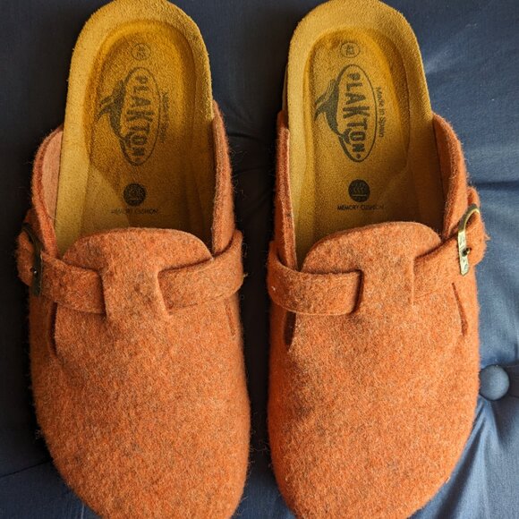 Plakton felt clog in pumpkin spice orange 🍊 - Picture 5 of 6